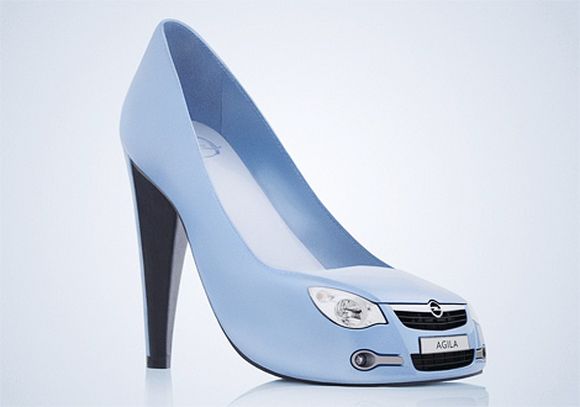 Opel Agila lady high heel